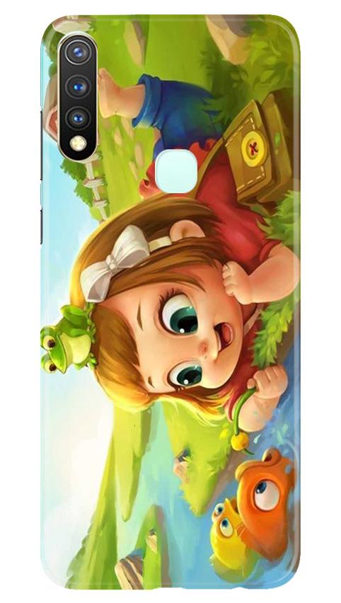 Baby Girl Mobile Back Case for Vivo Y19 (Design - 339)