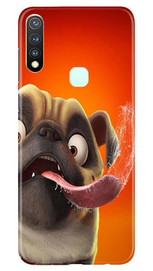 Dog Mobile Back Case for Vivo Y19 (Design - 343)