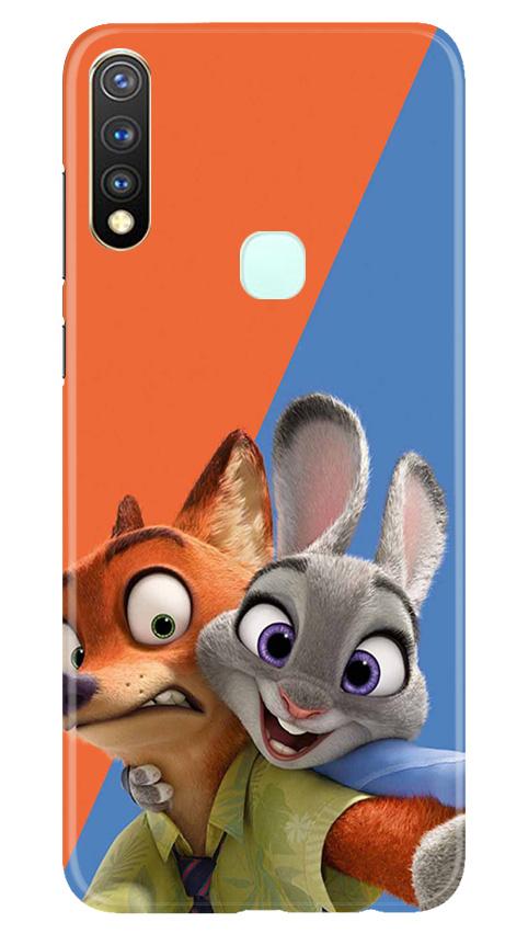 Cartoon Mobile Back Case for Vivo Y19 (Design - 346)