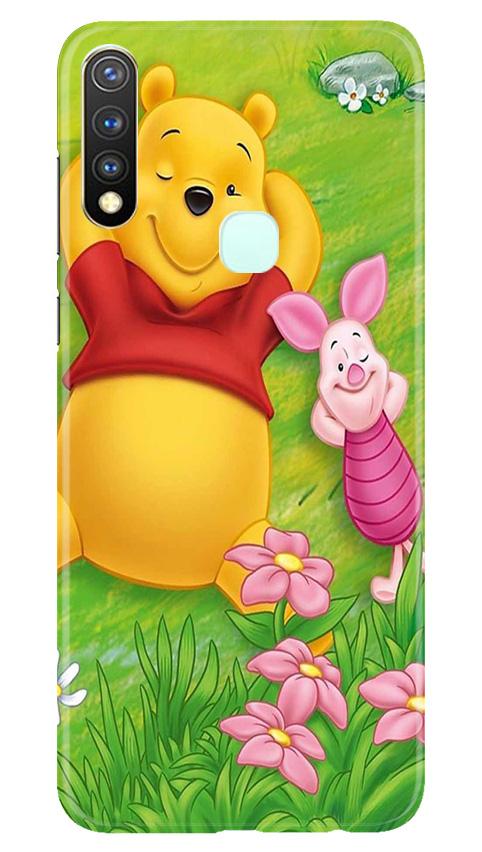 Winnie The Pooh Mobile Back Case for Vivo Y19 (Design - 348)
