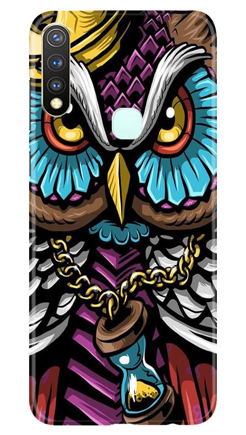 Owl Mobile Back Case for Vivo Y19 (Design - 359)