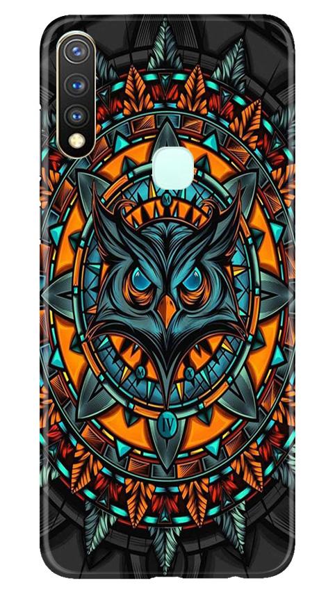 Owl Mobile Back Case for Vivo U20 (Design - 360)