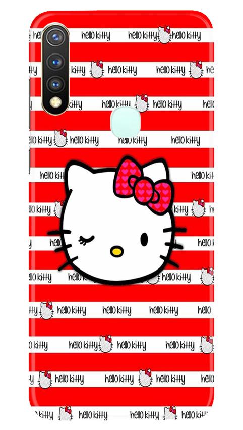Hello Kitty Mobile Back Case for Vivo Y19 (Design - 364)