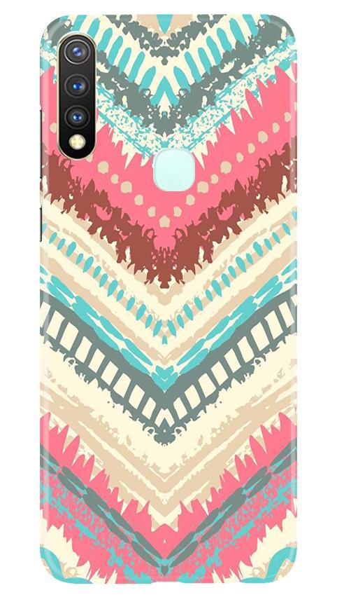Pattern Mobile Back Case for Vivo U20 (Design - 368)