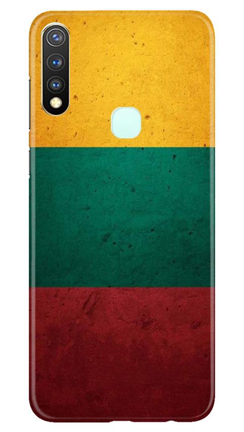Color Pattern Mobile Back Case for Vivo Y19 (Design - 374)