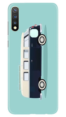 Travel Bus Mobile Back Case for Vivo Y19 (Design - 379)