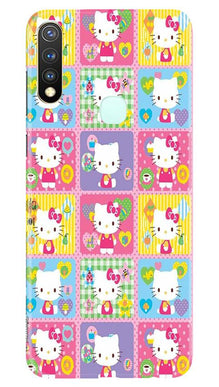Kitty Mobile Back Case for Vivo Y19 (Design - 400)