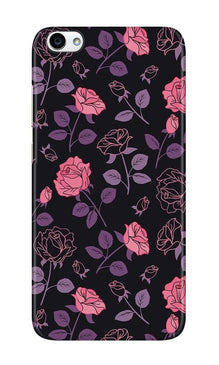Rose Black Background Case for Vivo Y55/ Y55s