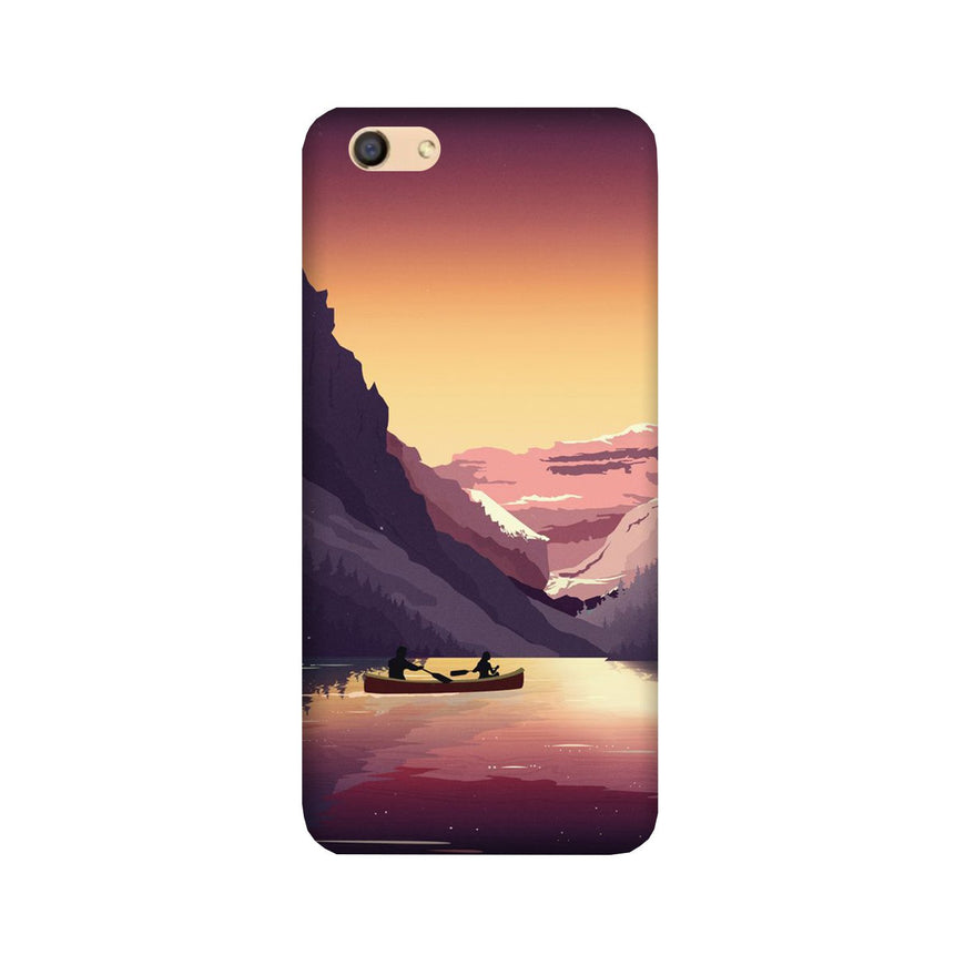 Mountains Boat Case for Vivo V5 Plus (Design - 181)