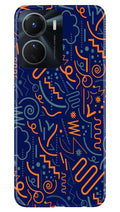 Line Art Baground Case for Vivo Y56 5G