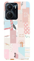 Shinny Blue Background Case for Vivo Y56 5G