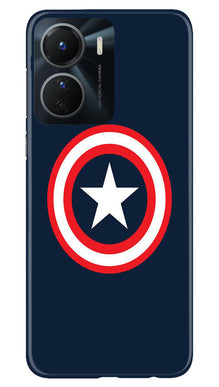 Captain America Mobile Back Case for Vivo Y56 5G (Design - 42)