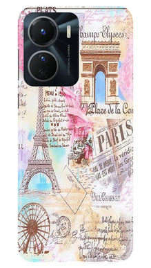 Paris Eiftel Tower Mobile Back Case for Vivo Y56 5G (Design - 54)