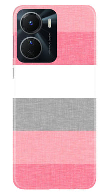 Pink white pattern Mobile Back Case for Vivo Y56 5G (Design - 55)