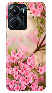 Pink flowers Mobile Back Case for Vivo Y56 5G (Design - 69)