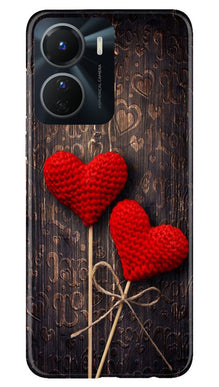 Red Hearts Mobile Back Case for Vivo Y56 5G (Design - 80)