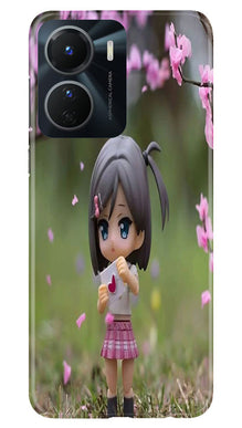 Cute Girl Mobile Back Case for Vivo Y56 5G (Design - 92)