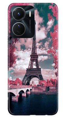 Eiffel Tower Mobile Back Case for Vivo Y56 5G  (Design - 101)