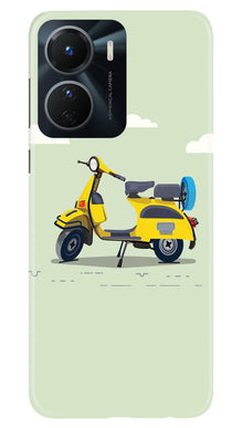 Vintage Scooter Mobile Back Case for Vivo Y56 5G (Design - 229)