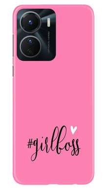 Girl Boss Pink Mobile Back Case for Vivo Y56 5G (Design - 238)