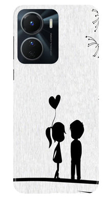 Cute Kid Couple Mobile Back Case for Vivo Y56 5G (Design - 252)