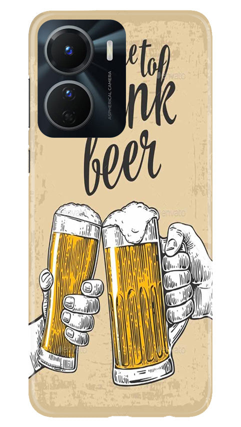 Drink Beer Mobile Back Case for Vivo Y56 5G (Design - 290)