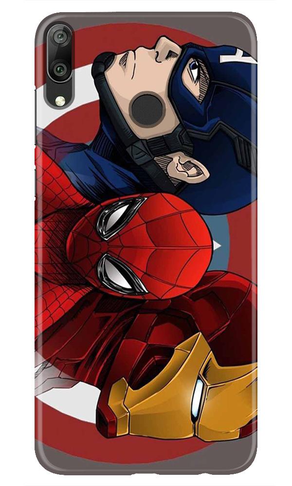 Superhero Mobile Back Case for Huawei Y7 (2019) (Design - 311)