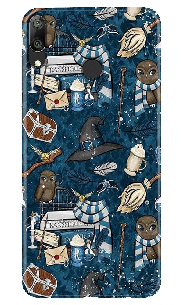 Magic Mobile Back Case for Huawei Y7 (2019) (Design - 313)