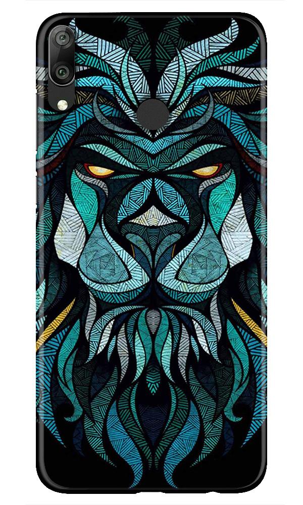 Lion Mobile Back Case for Honor Play (Design - 314)