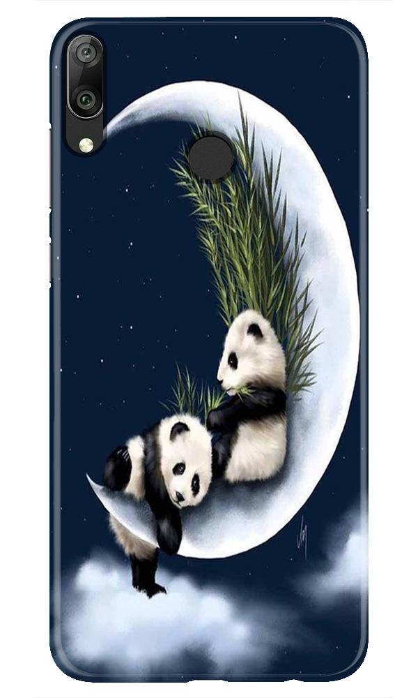 Panda Moon Mobile Back Case for Honor 8C (Design - 318)