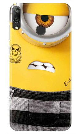 Minion Mobile Back Case for Huawei Y7 (2019) (Design - 324)