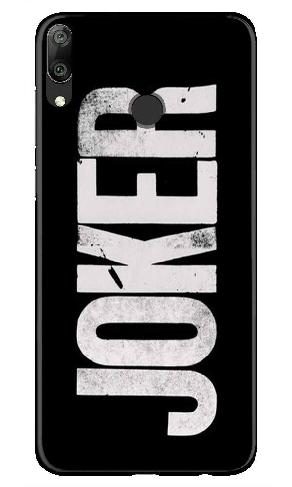 Joker Mobile Back Case for Huawei Y7 (2019) (Design - 327)