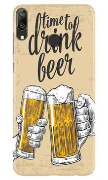 Drink Beer Mobile Back Case for Huawei Nova 3i (Design - 328)