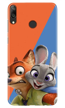 Cartoon Mobile Back Case for Honor Play (Design - 346)