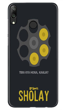 Sholay Mobile Back Case for Huawei Y7 (2019) (Design - 356)