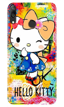 Hello Kitty Mobile Back Case for Honor 8C (Design - 362)
