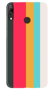 Color Pattern Mobile Back Case for Honor 8C (Design - 369)