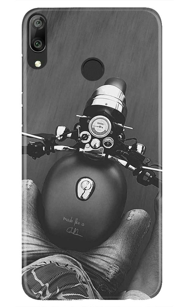 Royal Enfield Mobile Back Case for Honor Play (Design - 382)