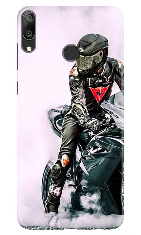 Biker Mobile Back Case for Honor 8C (Design - 383)