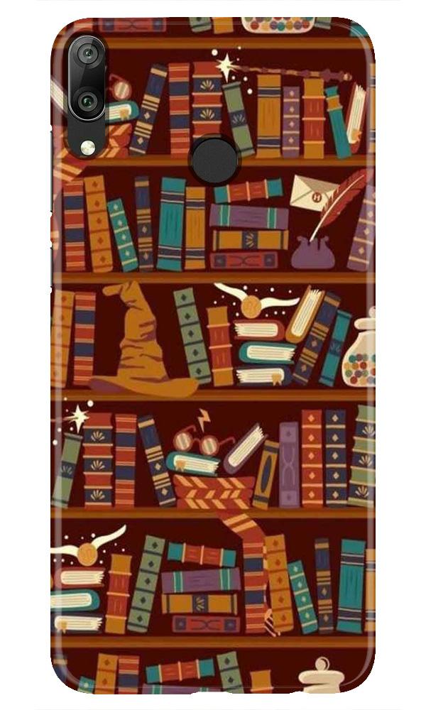 Book Shelf Mobile Back Case for Huawei Nova 3i (Design - 390)