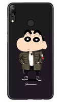 Shin Chan Mobile Back Case for Huawei Y7 Prime 2019 (Design - 391)