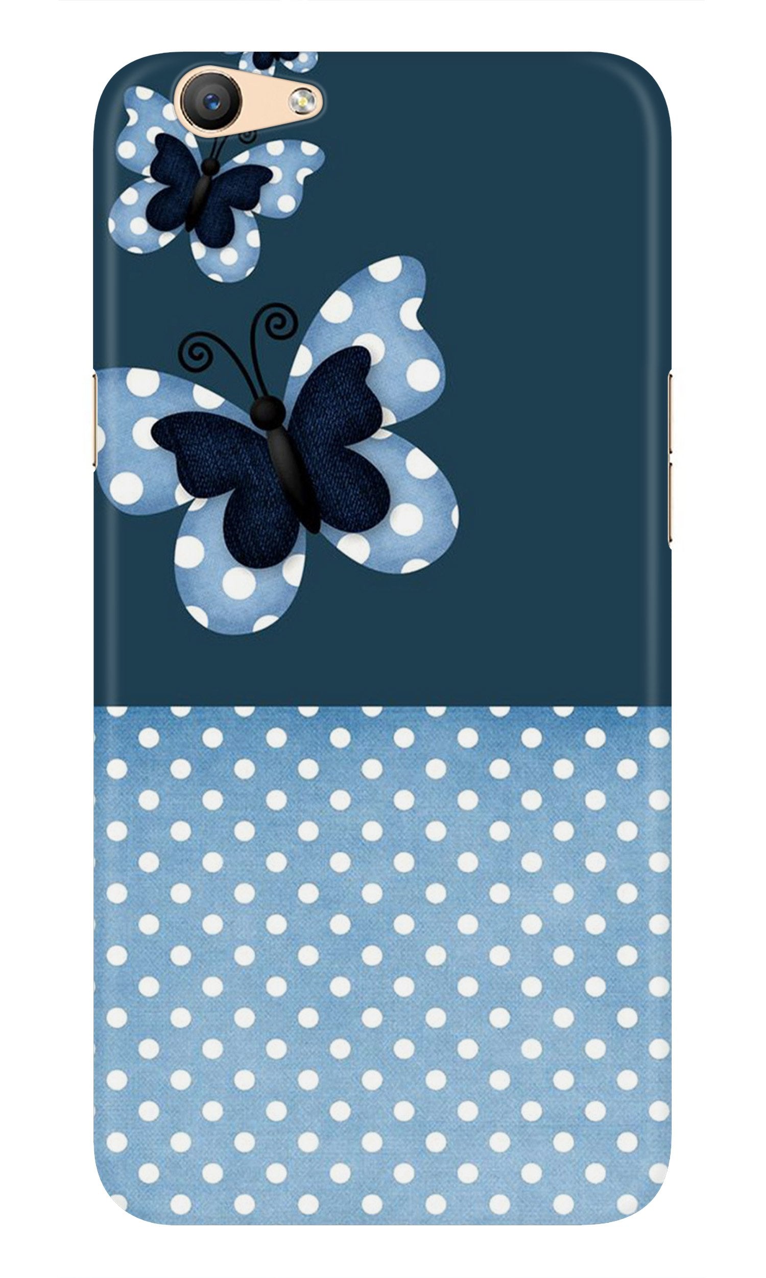 White dots Butterfly Case for Vivo Y81i
