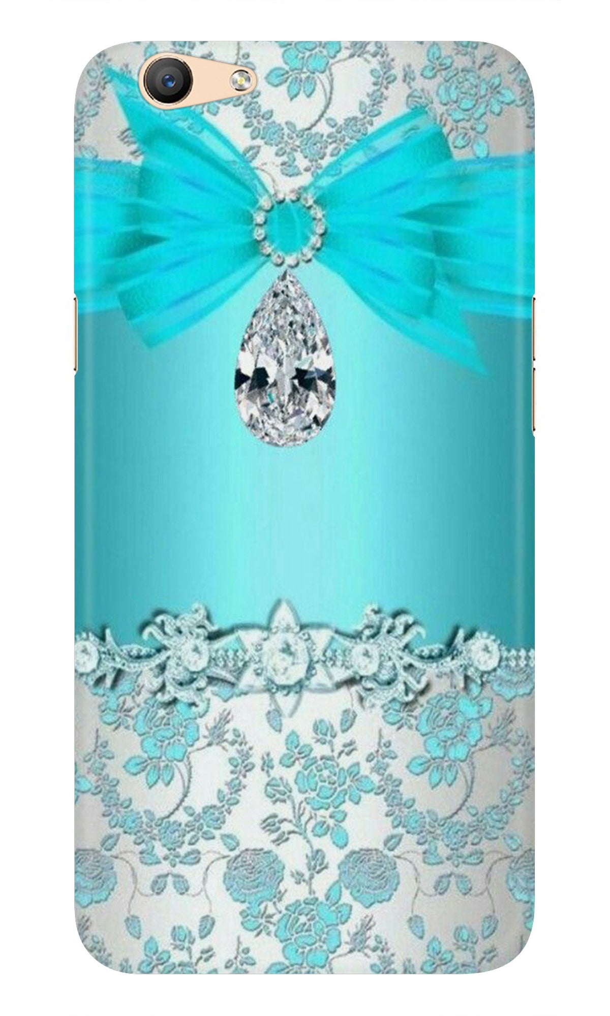 Shinny Blue Background Case for Vivo Y81i