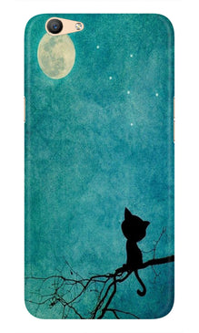 Moon cat Mobile Back Case for Vivo Y81i (Design - 70)