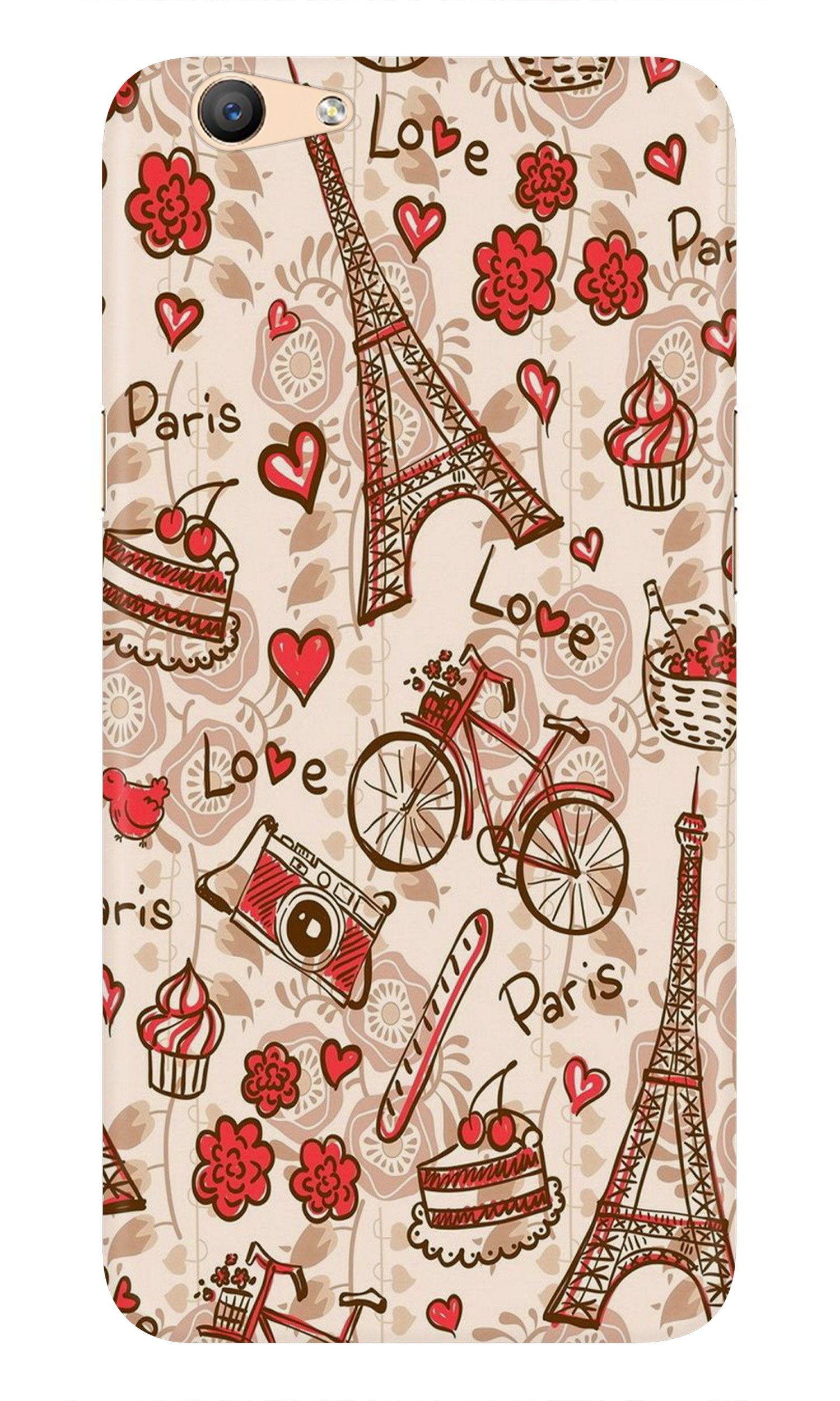 Love Paris Case for Vivo Y81i(Design - 103)