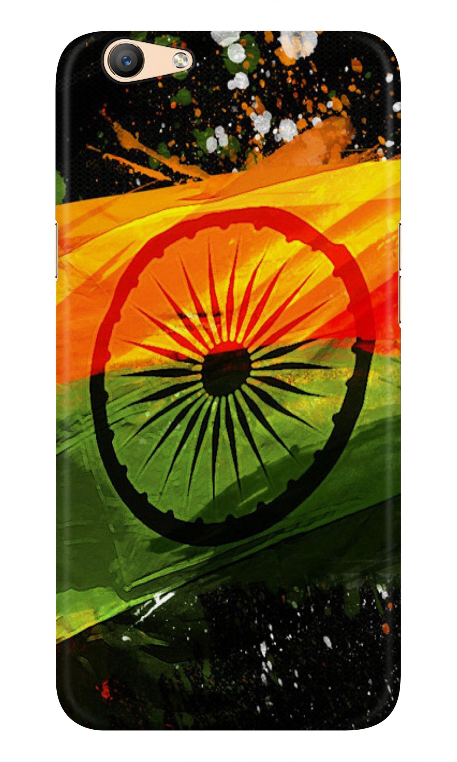 Indian Flag Case for Vivo Y81i  (Design - 137)