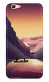 Mountains Boat Case for Vivo Y81i (Design - 181)