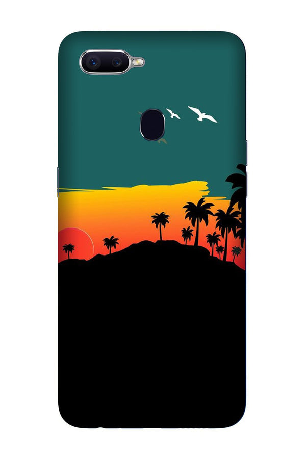 Sky Trees Case for Oppo A5s (Design - 191)