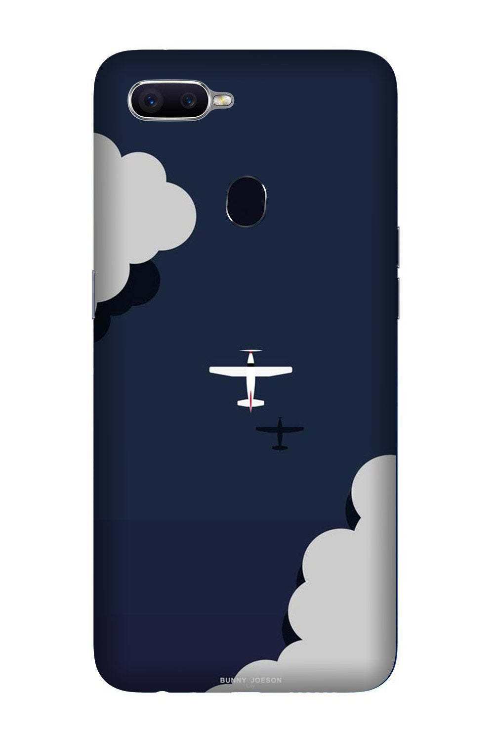 Clouds Plane Case for Oppo F7 (Design - 196)