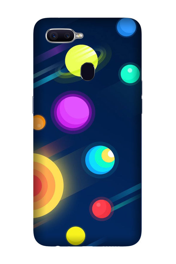 Solar Planet Case for Oppo F7 (Design - 197)